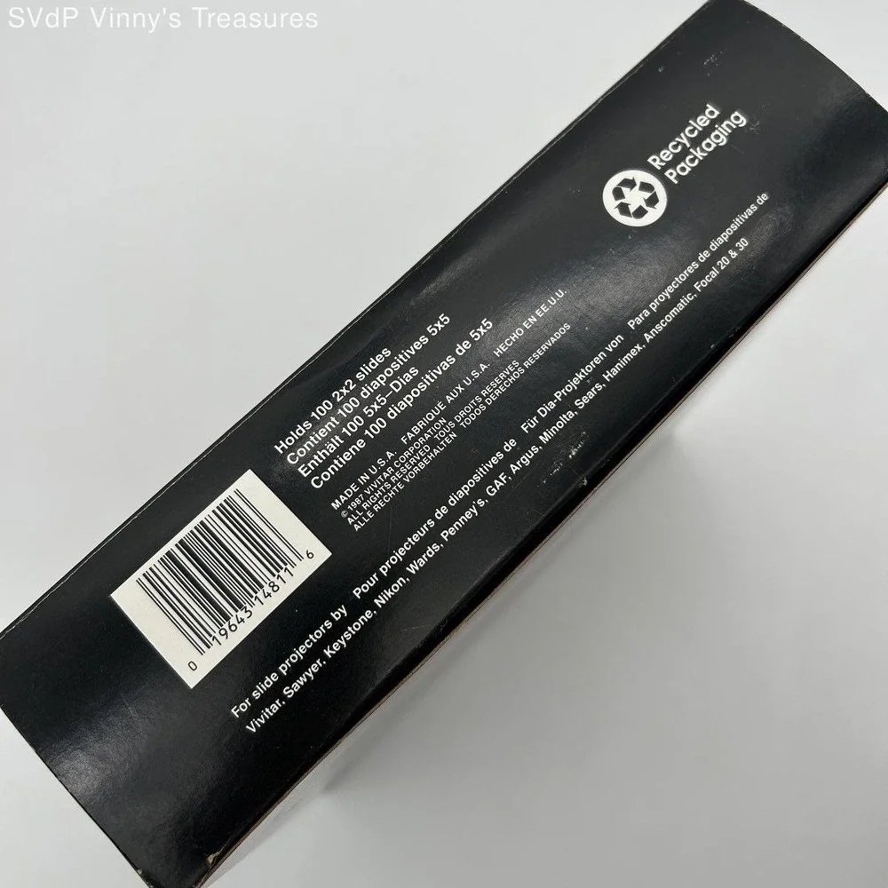 Vintage Vivitar S-100 Rotary‎ Slide Tray 100 Capacity 2x2 Slides NOS New Box
